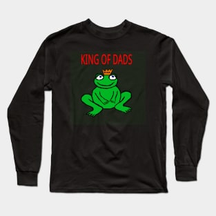 Frog King of Dads Long Sleeve T-Shirt